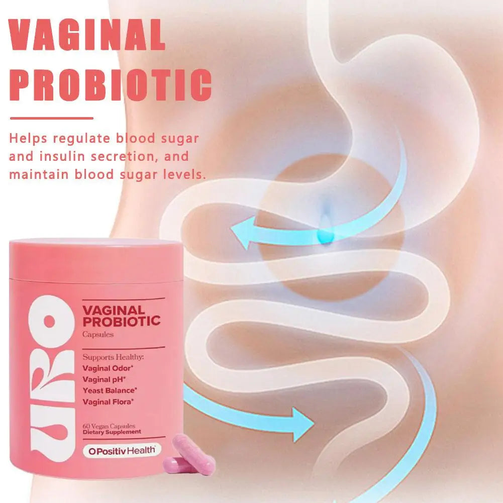 Female Health Women'S Probiotics XOS Prebiotic Capsules Care for Women'S Vagina Health Maintain Microbiome PH Yeast Balance